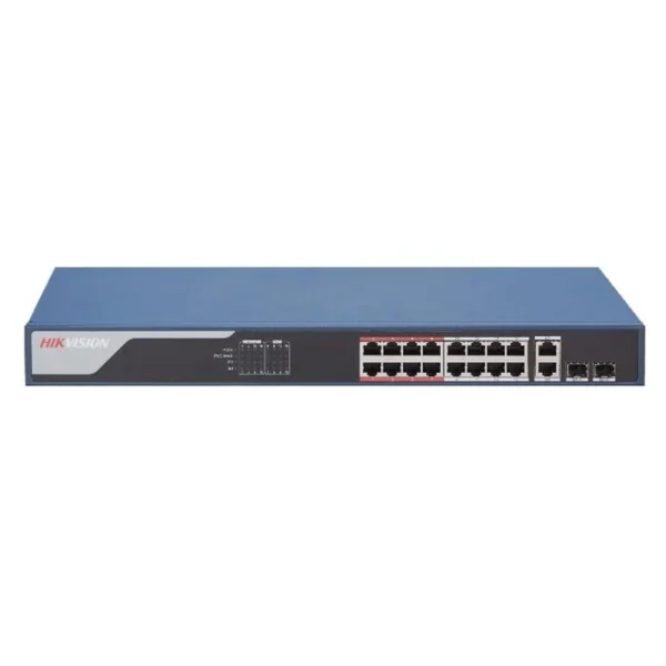 HIKVISION DS-3E1518P-SI Switch Smart Administrable 16 Puertos PoE Gigabit + 2SFP 225W