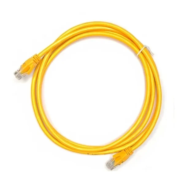 Cable De Red Seisa (Xjl-3m) Amarillo, Cat6, 3 Metros