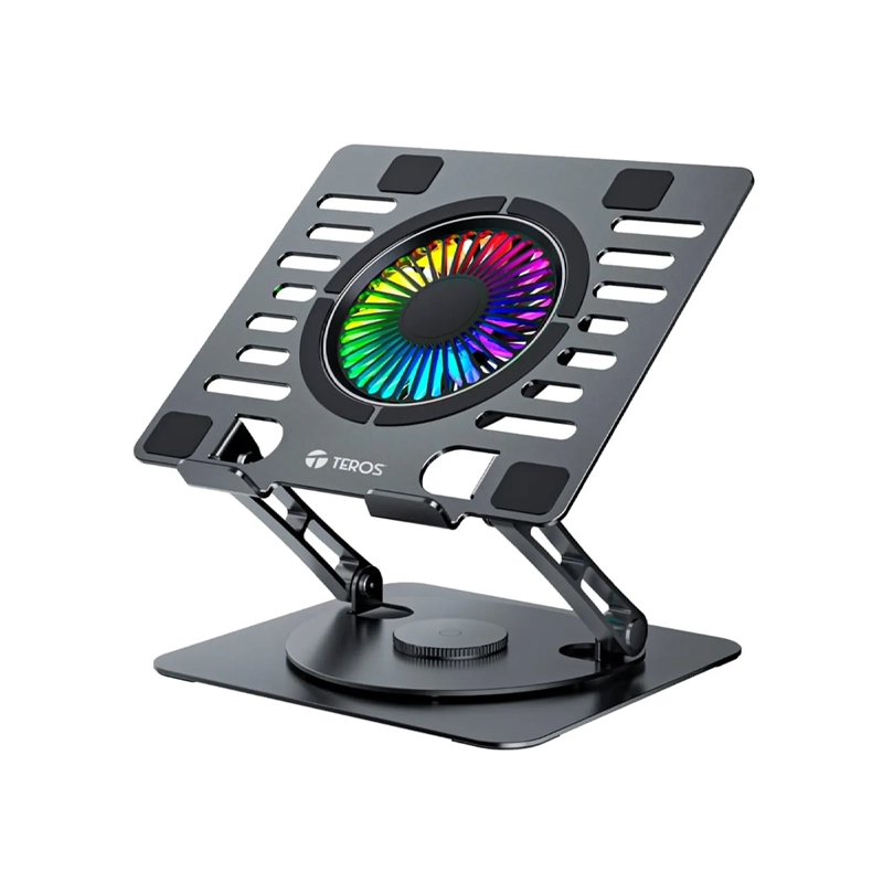 Cooler TEROS TE-7132N, compatible con notebooks de hasta 15.6", 1 fan de 11 cm