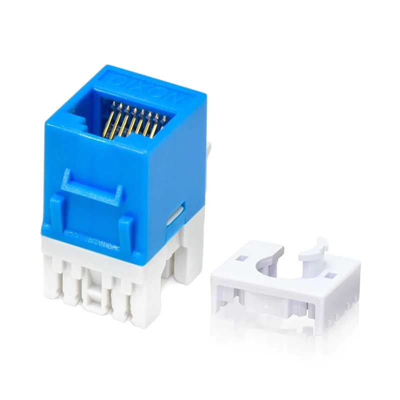DIXON KJ88-C6-US/BL Jack RJ45 Cat 6 de poncheo azul