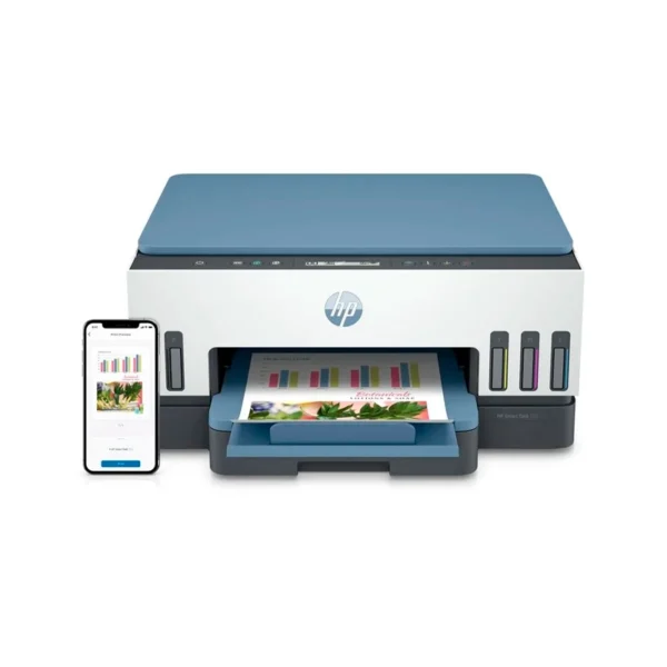 Multifuncional de tinta HP Smart Tank 725, Impresión/Escaneo/Copia/Wi-Fi/Bluetooth LE/USB